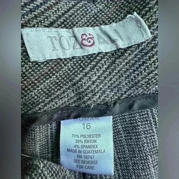 Roz & Ali Plus Size Dress Pants (16) - Picture 11 of 11